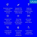【COD+Ready Stock + FREE Shipping 】 VIVO FN-98 Single Ear Wireless Earphone Bluetooth-compatible 5.3 Headphone Ear Hook HiFi Stereo Sports Earphones Noise Reduction Earbuds. 