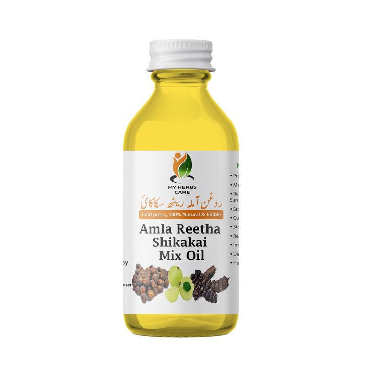 Amla, Reetha & Shikakai Mixed Oil - 30 ml - cold & Pressed