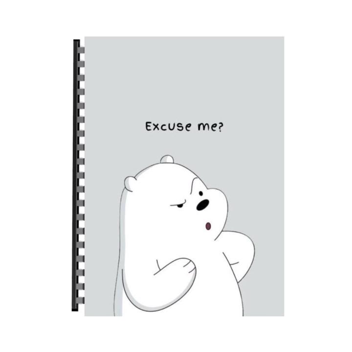 WE BARE BEARS NOTEBOOK A4 SIZE ARTICLE (2116) | Daraz.pk