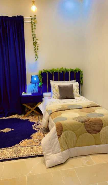Modern single bed made with wood, furniture factory
