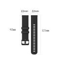 For Samsung Gear S3 Classic 22mm Checkered Silicone Strap. 