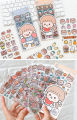 Panda Online 10 Sheets Cute Cream Rabbit PET Stickers Waterproof Album Diary Journal Decorative Scrapbooking DIY Sticker. 