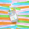 (GGBR) Painted Mason Holiday Garden Statues Outdoor Read Me When Verses Jar Verse Jar Prayer Jar Verses Blessings Jar. 