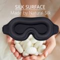 【Footprint】 3D Memory Foam Silk Sleep Mask Soft Women Men Eye Patches Comfort Three Dimensional Design Face Mask Eyeshade Night Breathable. 