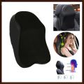 PU Leather Car Neck Pillow 3D Memory Foam Headrest Car Seat Neck Pillow Waist Back Rest Lumbar Cushion. 