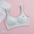 Cotton Bra Beautiful Back Bra camisole Student Underwear Wrapped Chest Brassiere Without Steel Ring. 