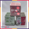 Oziba Cute Box Cube 4 Inner Partitions Stationary Holder Space Organizer. 