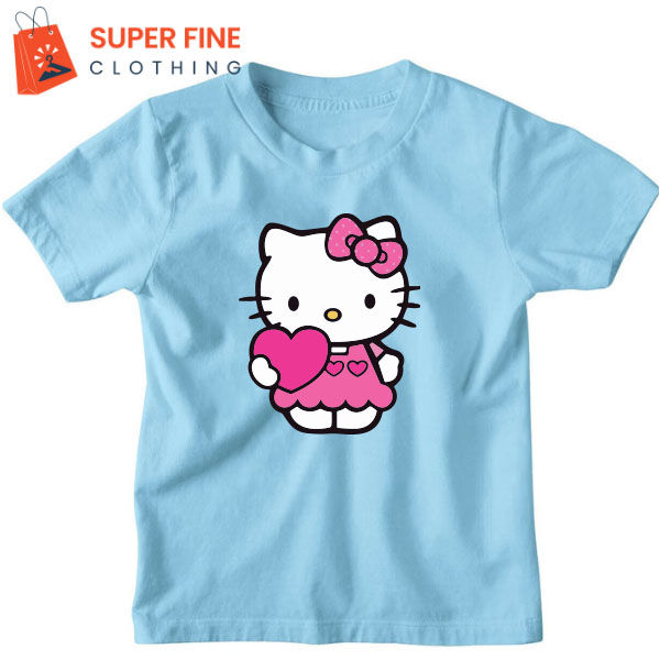 Hello kitty Fine Jersey Printed Tshirt for kids ,Boys and Girls