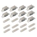 Pack Of 10 & 6 pcs Stainless steel cabinet door magnet Catcher ( LARGE SIZE ) wardrobe door strong magnetic touch bead door magnet.. 