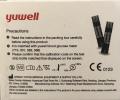 Accusure 710 Yuwell Sugar Meter Glucometer Strips 25/50 strips. 