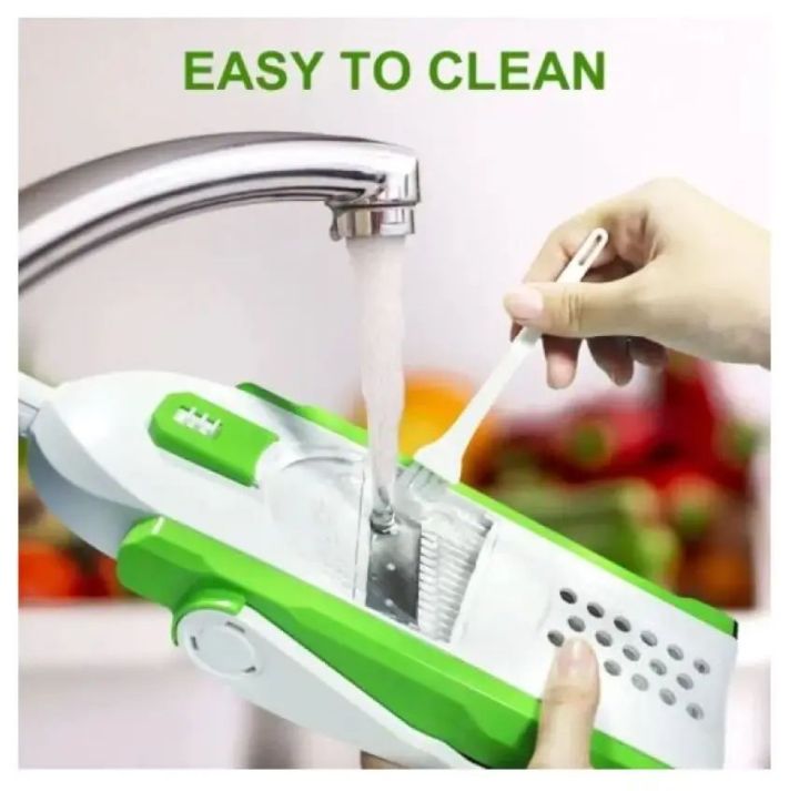 Flixfy strong,Vegetable Salad Cutter Bruno Simple And Easy UseManual Vegetable Cutter - Fruit Cutters - Pump Slicer Multifunctional Mandoline Slicers-strong Flixfy
