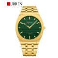 CURREN Quartz Stainless Steel Chain Wrist Watch For Men With Brand Box 8444. 