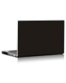 Universal Laptop Back Skin Matte Texture - Black. 
