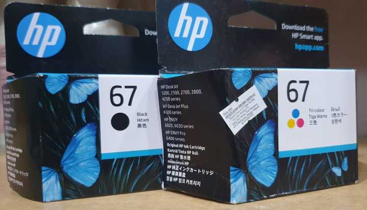 HP Original Black & Color 67 number Ink Cartridge SET | Daraz.pk