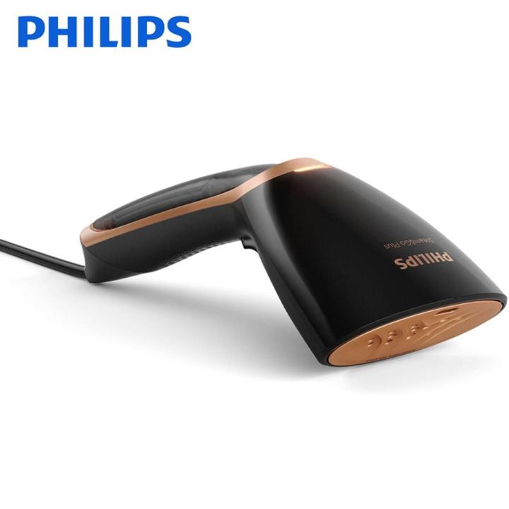 Philips 1300W Steam & Go Plus Handheld Garment Steamer, Black (GC362/86)