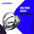 AzaTech Luxury Spin Rotatable Phone Ring Holder 360 Degree Magnet Metal Finger Ring Smartphone Socket For Magnetic Stand Grip Rotating Mobile Car Mount Back Sticker Pad Universal Bracket Cell Rings. 