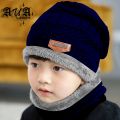 Neck Warmer/Hat & Warmer/Topi Hat Cap Neck Warmer Muffler Beanie Cap Neck Warmer For kids. 