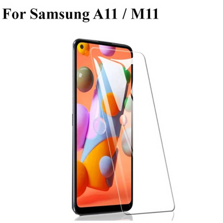 Samsung Galaxy A11 Tempered Glass Screen Protector 2.5D Polish Glass For Galaxy A11 - Transparent