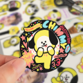 BTS JIMIN BT21 CHIMMY Stickers UNCUT A4 (SS03 ). 