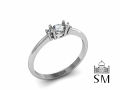 925 Silver (Pure Chandi) Girls ring || Women Ring || Diamond Style Solitaire Ring || Female Ring || Wedding Ring. 
