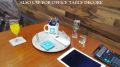 Stylish Natural Marble stone carved Tray with Handles – Marble Tray for Vanity bedroom Perfume Jewelry dining table office table bathroom counter- Round display Decorative Tray – Home décor centerpiece.(Interior decoration). 