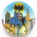 BATMAN PAPER PLATES ( PACK OF 10 PAPER PLATES ). 