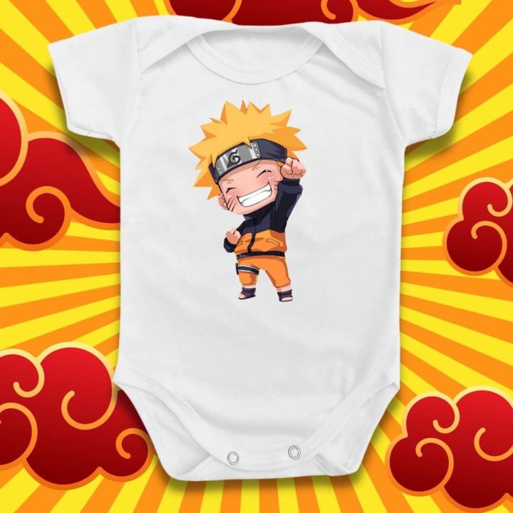 Body Roupa Para Bebê Anime Naruto Menino Geek Papai Desenho