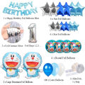 124 Pcs Doremon Full Theme Set for Grand Birthday Party Decoration. 