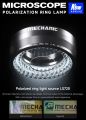 Mechanic LS720 Microscope Ring Light Polarized Ring Light Eliminates Reflection Suitable for Most Stereo Microscopes 48mm Size. 
