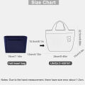 EverToner Large Capacity Felt Insert Bag for UNIQLO 430157 Portable Inner Purse Organizer Felt Cloth Cosmetic Makeup Bag Support Bag in Bag. 