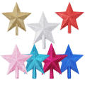 Festive Star-shaped Ornament For New Year's Decoration Sparkling Star-shaped Christmas Decoration Glittery Star Pendant Decoration Christmas Star Tree Topper LED Christmas Tree Topper Star. 