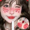 Waterproof Mirror Jelly Lipstick Water Light Solid Lip Gloss Lasting Moisturising Lipsticks Glossy Red Tint Lips Makeup. 