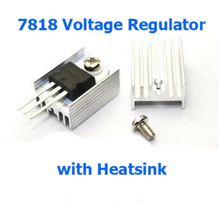 LM7818 L7818 LM7818CV Linear Voltage Regulator 9V IC with Heatsink