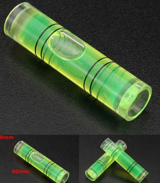 5pcs Mini Level Bubble Gauge Cylinder Horizontal measuring bubble spirit level