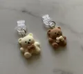 Mobile phone dust plug  with new teddy bear accessory decoration, suitable for Type-C Port, Type-C dust Plus For Mobile phone. 