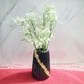 Large Striped Vase for Home Decor, Big Ceramic Flower Vase for Living Room. 