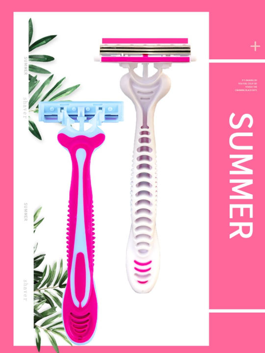 Body's Shaving Razor Women & Girls 3 Sensor Blades Hair Removal Razor – Pro Comfort Triple ...