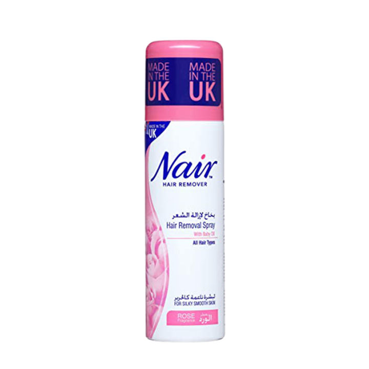 Nair Original Hair Removal Spray Men and Women Rose Fragrance 200 ML