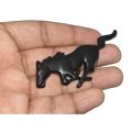 Luxury Horse Metal Logo Mustang Horse Emblem Sticker for All Cars, Jeep, SUV (Black). 