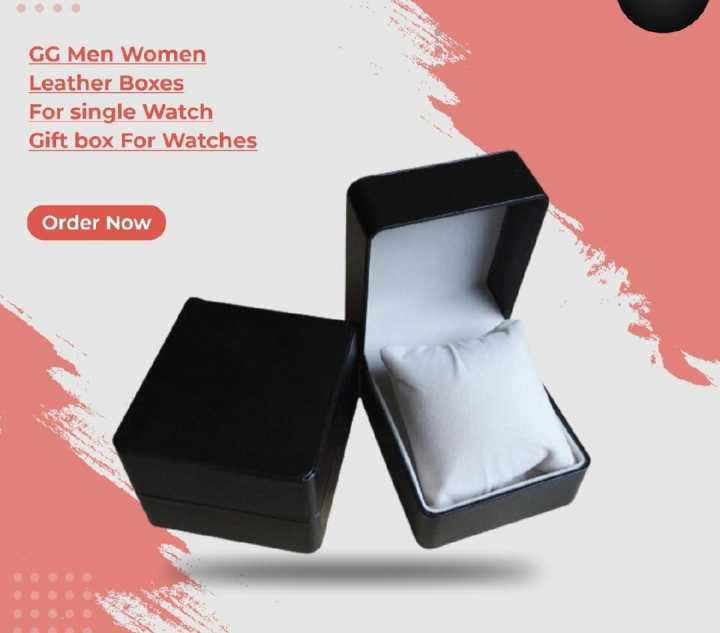 Leather Watch Box Watch Box For Gift Watch Random Color Box