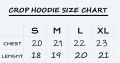 Crop Hoodie Plain With Long Sleeves For Women. 