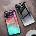 Vantime for OPPO F19 Pro Case Starry Sky Phone Back Hard Glass Cover. 