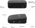 Low Latency 2-In-1 Bluetooth 4.1 Transmitter And Receiver Adapter. 