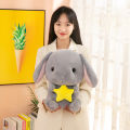 Net red large rabbit plush toy sleeping pillow clip leg rag doll girl doll cute big doll super soft. 