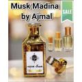 Musk Madina by Ajmal _ Roll On Attar Concentrated oil base fragrance _48Hours+ Longevity_Perfume Oil Attar. 