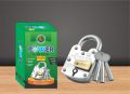 Power Lock Brass Wall 2 Plate 2 Inch 3 Key | Heavy Duty Aligarh Lock | Durable Brass Lock for Maximum Security | Strong and Reliable Lock for Home, Office & Industrial Use | Tamper-Proof Locking System. 