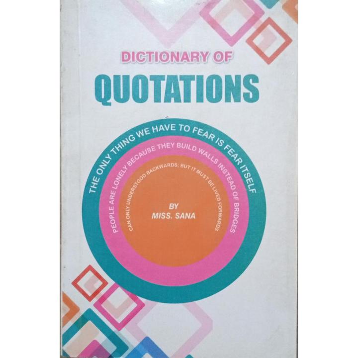 Dictionary Of Quotations For Children