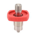 CO2 Tank Converter CO2 Cylinder Adapter Rustproof Stainless Steel Leakage Free for Refill. 