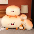 Creative 10-60CM Kawaii Plush Steamed Stuffed Bun Cartoon Lifelike Emotional Bao Zi Plush Chinese Food Pillow Cushion Kids Toys. 