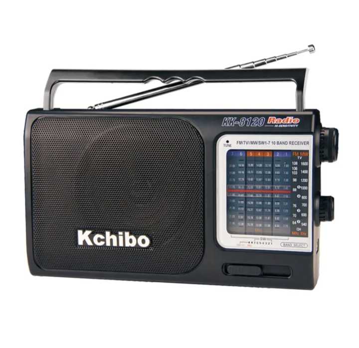 Kchibo Portable 12 Band World Receiver Radio FM (TV)/MW/SW1-9